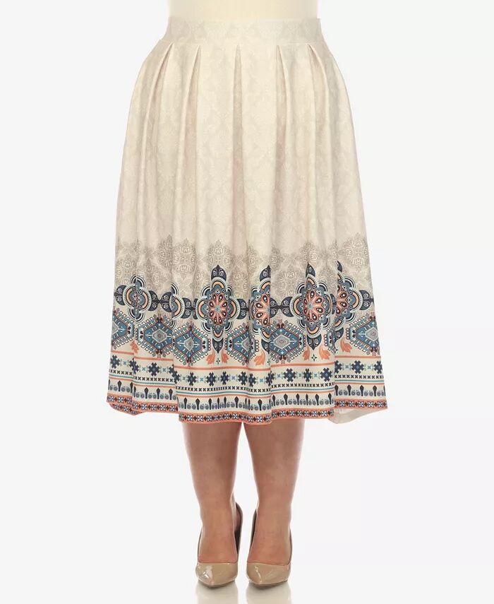 Юбка-плиссе размера плюс с принтом по краю White Mark, коричневый/бежевый
Юбка-плиссе размера плюс с принтом по краю White Mark, коричневый/бежевый