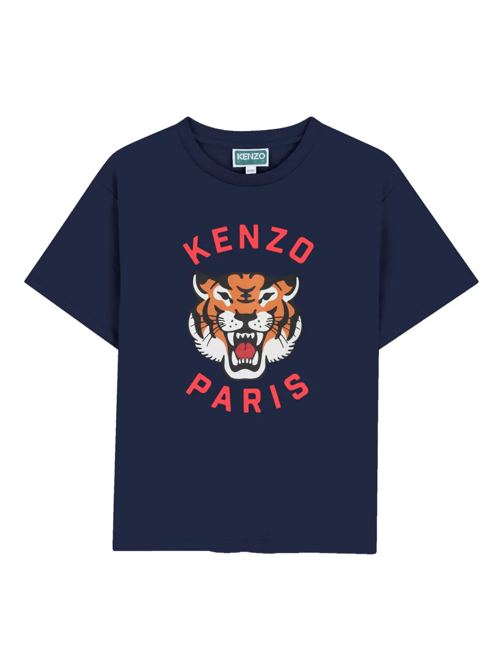 Футболка с тигриным принтом Kenzo Kids, синий
Футболка с тигриным принтом Kenzo Kids, синий