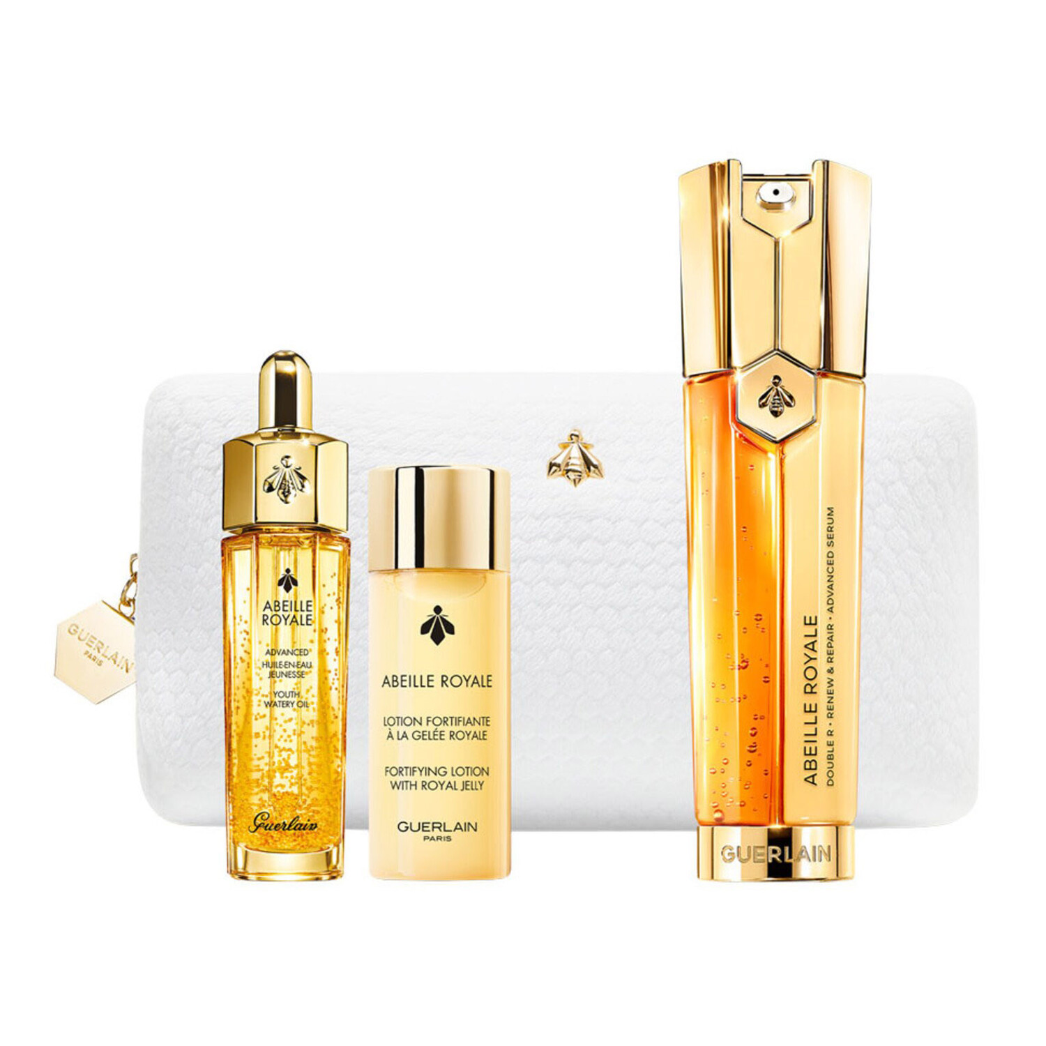 Подарочный набор Guerlain Programa Antiedad Double R Advanced Serum Abeille Royale, 4 предмета
Подарочный набор Guerlain Programa Antiedad Double R Advanced Serum Abeille Royale, 4 предмета