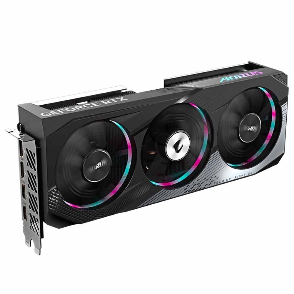 Видеокарта Gigabyte Aorus GeForce RTX 4060 Ti Elite, 8 Гб, GV-N406TAORUS E-8GD, черный
Видеокарта Gigabyte Aorus GeForce RTX 4060 Ti Elite, 8 Гб, GV-N406TAORUS E-8GD, черный