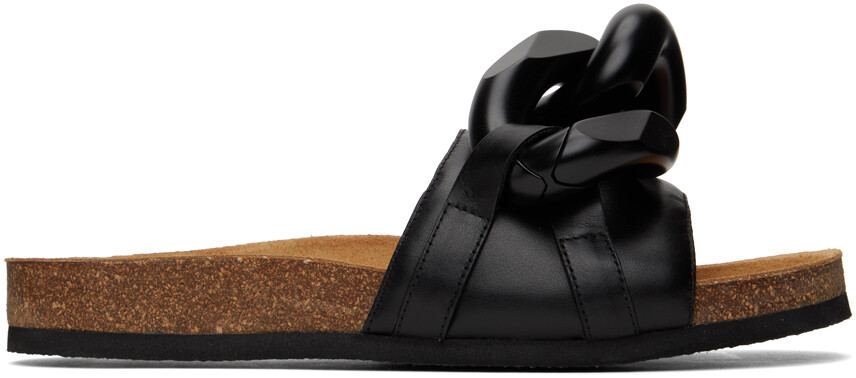Черные шлепанцы с цепочками JW Anderson, Коричневый, Черные шлепанцы с цепочками JW Anderson
Черные шлепанцы с цепочками JW Anderson, Коричневый, Черные шлепанцы с цепочками JW Anderson