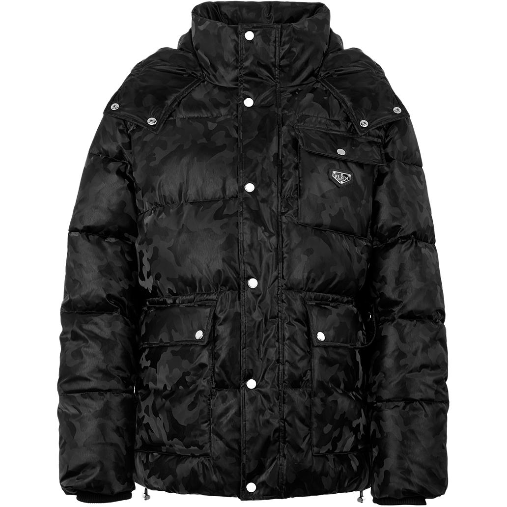 Камуфляжная пуховая куртка Philipp Plein, черный
Камуфляжная пуховая куртка Philipp Plein, черный
