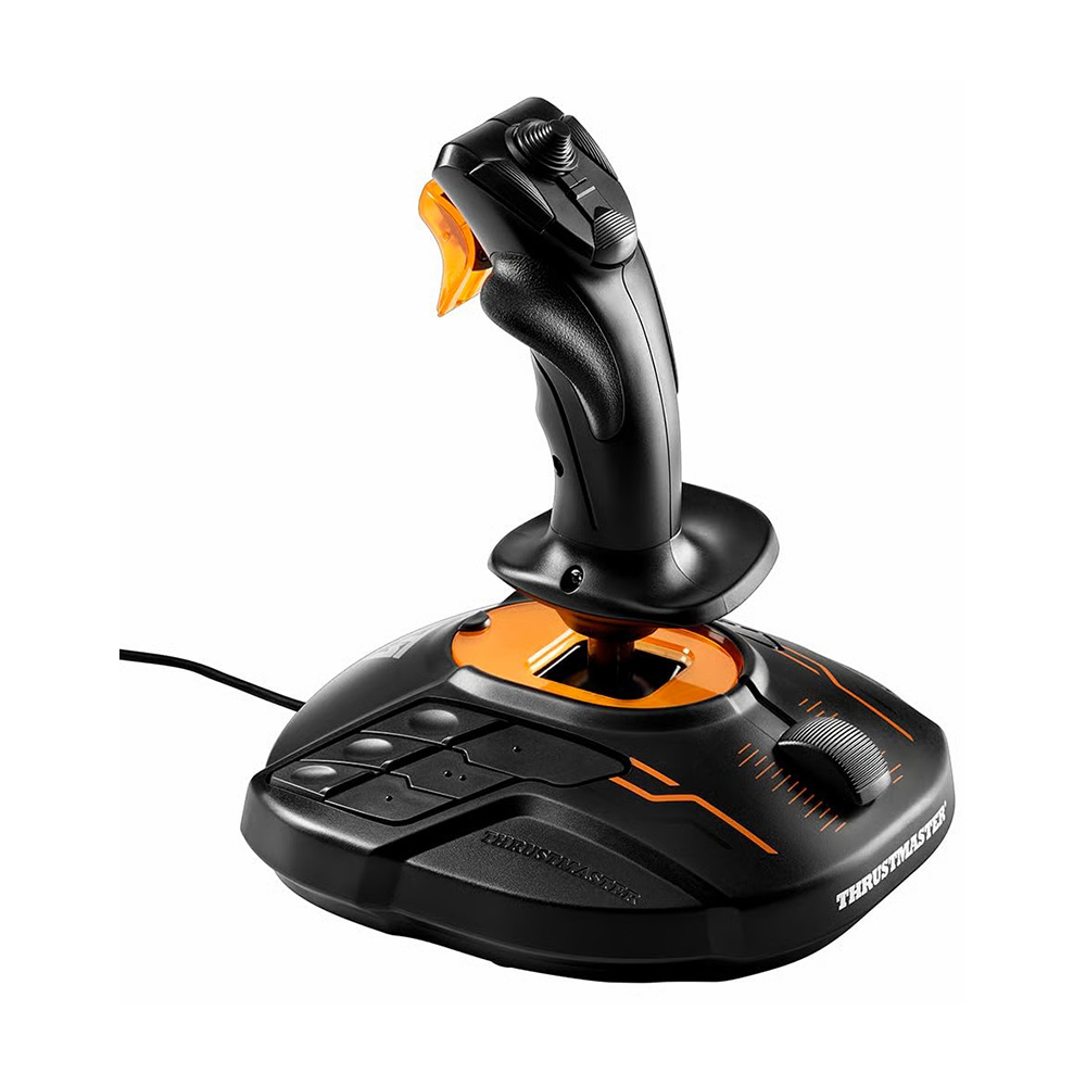 Джойстик контроллер полета Thrustmaster T-16000M FCS, черный/оранжевый
Джойстик контроллер полета Thrustmaster T-16000M FCS, черный/оранжевый