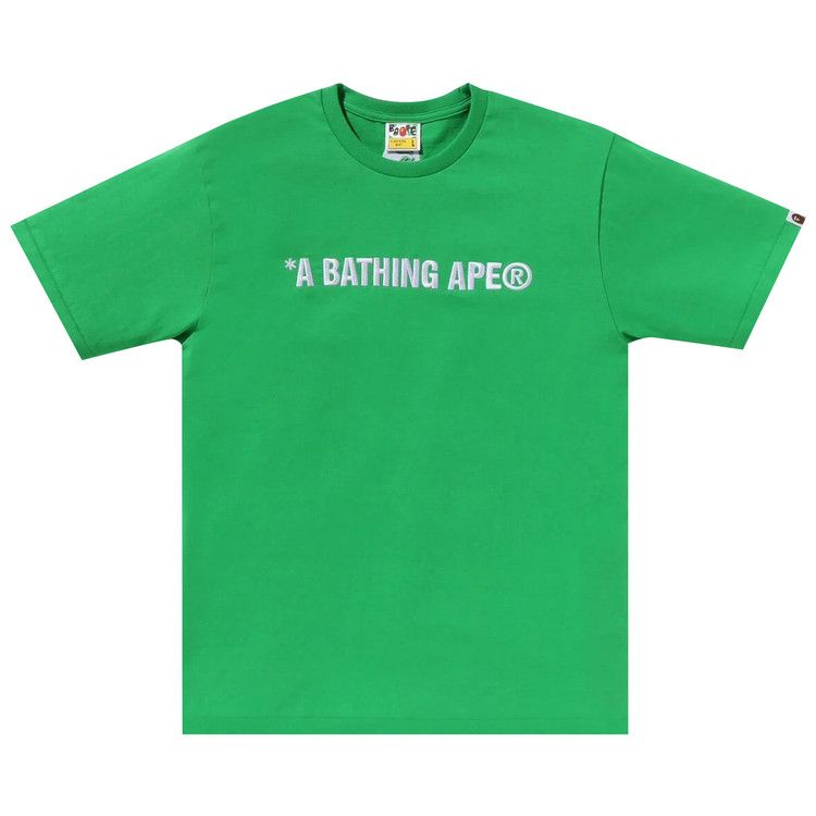 Футболка BAPE A Bathing Ape Logo Tee, Green
Футболка BAPE A Bathing Ape Logo Tee, Green
