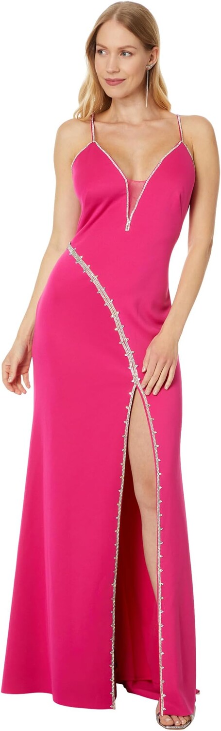 Платье Betsy & Adam Long Jersey Spaghetti Strap Rhinestone, цвет Hot Pink
Платье Betsy & Adam Long Jersey Spaghetti Strap Rhinestone, цвет Hot Pink
