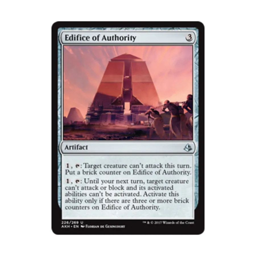 CCG Здание власти (U), MTG - Amonkhet
CCG Здание власти (U), MTG - Amonkhet