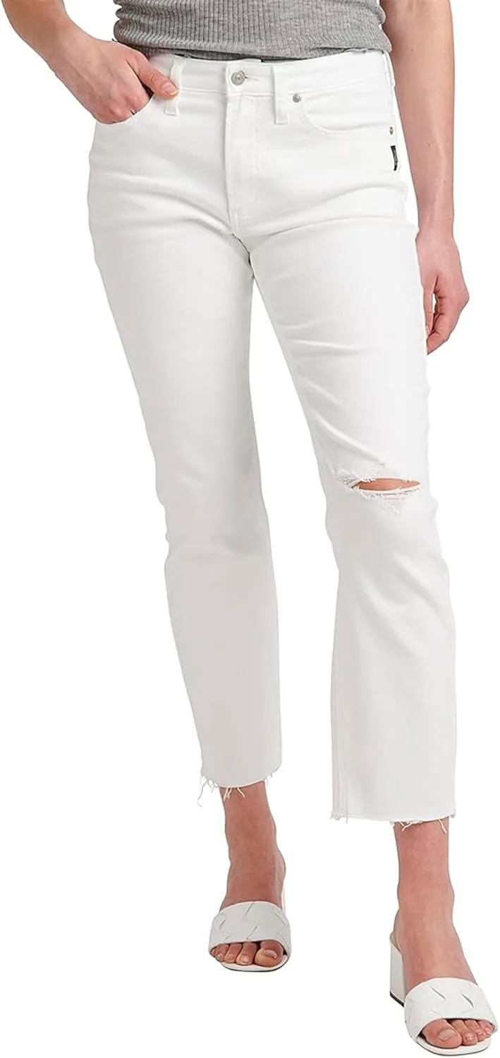 Silver Jeans Co. Женские джинсы Most Wanted Mid Rise Straight Crop
Silver Jeans Co. Женские джинсы Most Wanted Mid Rise Straight Crop