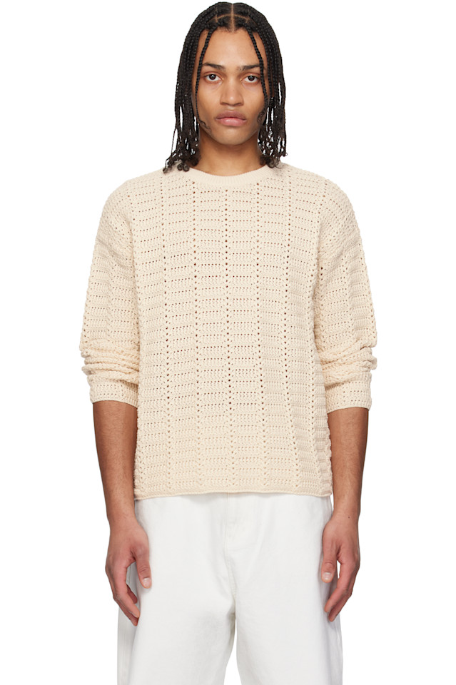 Хлопковый вязаный свитер крючком Coor, цвет natural
Хлопковый вязаный свитер крючком Coor, цвет natural