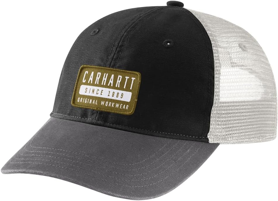 Carhartt Women's 105248 женская кепка с сетчатой спинкой из холста, Black
Carhartt Women's 105248 женская кепка с сетчатой спинкой из холста, Black