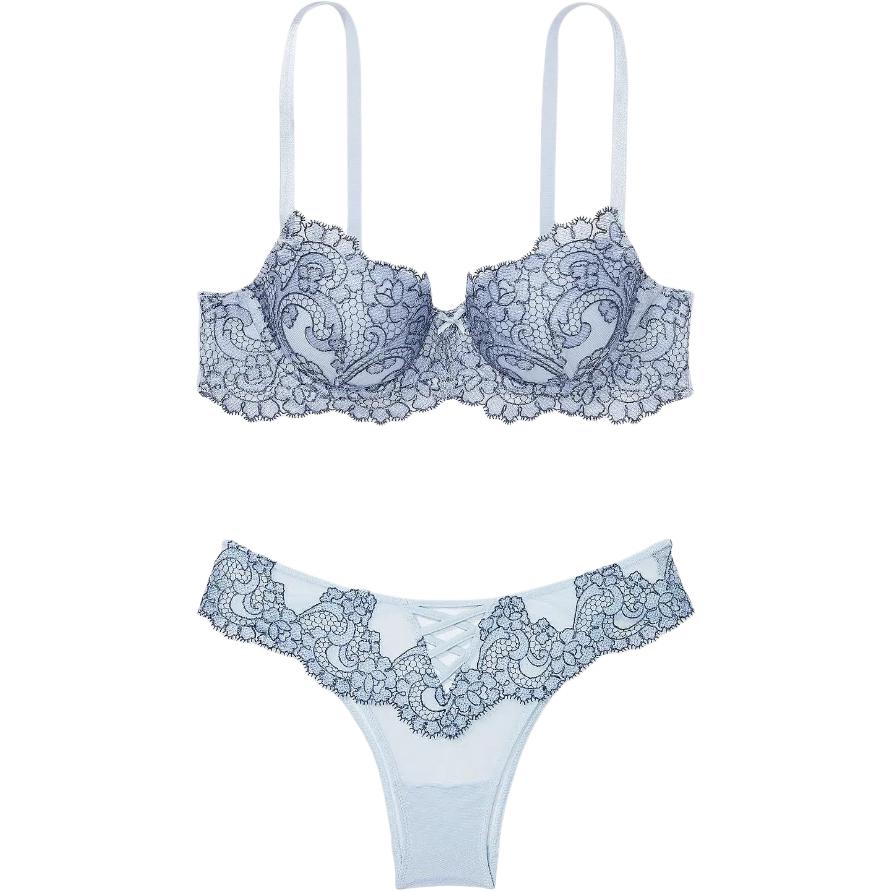 Victoria's Secret Женский комплект белья Gray Blue
Victoria's Secret Женский комплект белья Gray Blue