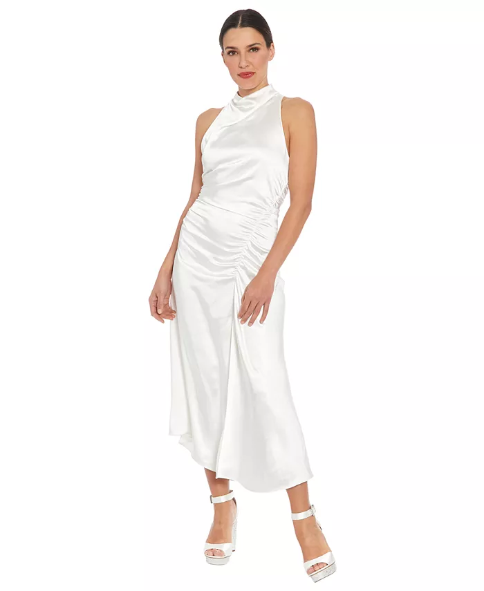 Женское облегающее платье-футляр с высоким воротником из джерси ivy + blu, белый
Женское облегающее платье-футляр с высоким воротником из джерси ivy + blu, белый