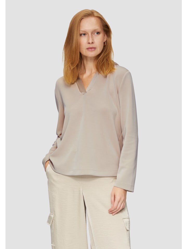 Толстовка sOliver BLACK LABEL langarm, бежевый
Толстовка sOliver BLACK LABEL langarm, бежевый