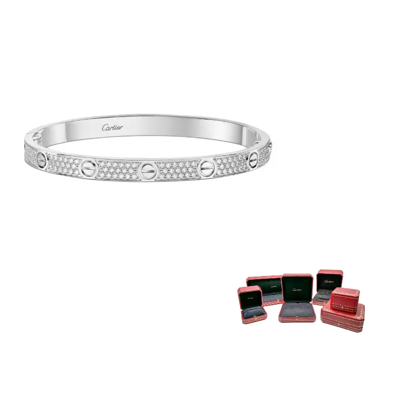 Cartier Браслет с бриллиантами, женские, серебряный
Cartier Браслет с бриллиантами, женские, серебряный