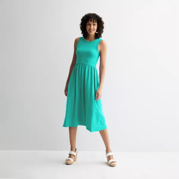 Женское платье из комбинированного трикотажа Sonoma Goods For Life, цвет aqua oasis
Женское платье из комбинированного трикотажа Sonoma Goods For Life, цвет aqua oasis