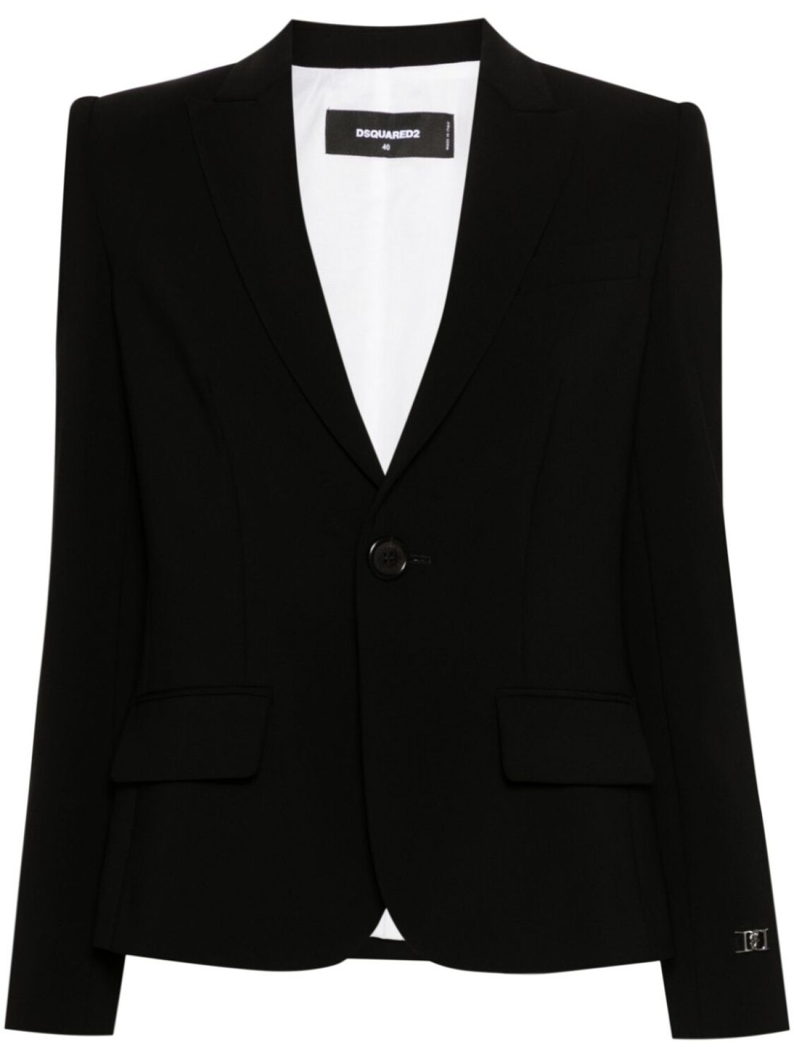 DSQUARED2 пиджак с логотипом, черный
DSQUARED2 пиджак с логотипом, черный