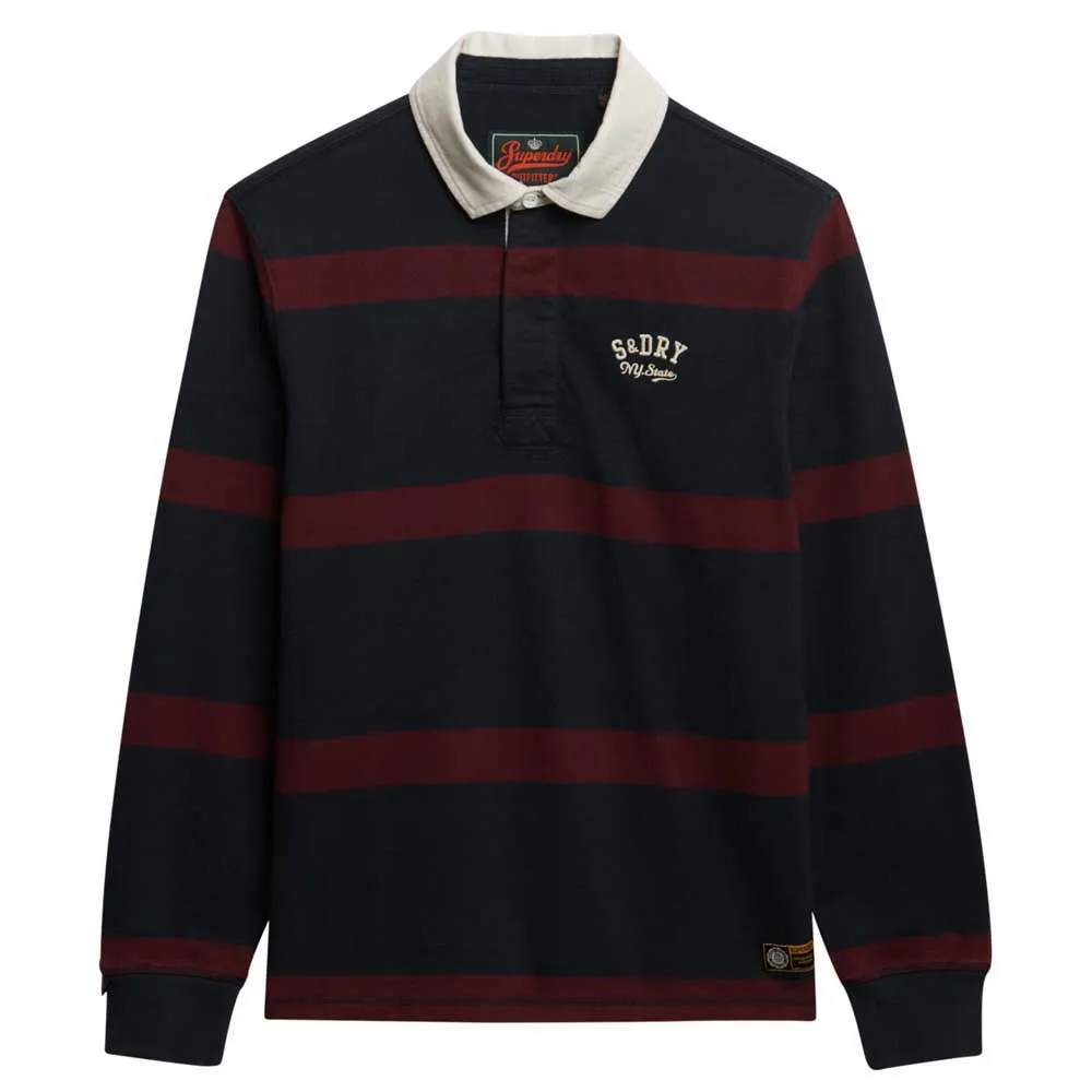 Футболка с длинным рукавом Superdry Vintage Athletic Stripe Rugby, синий
Футболка с длинным рукавом Superdry Vintage Athletic Stripe Rugby, синий