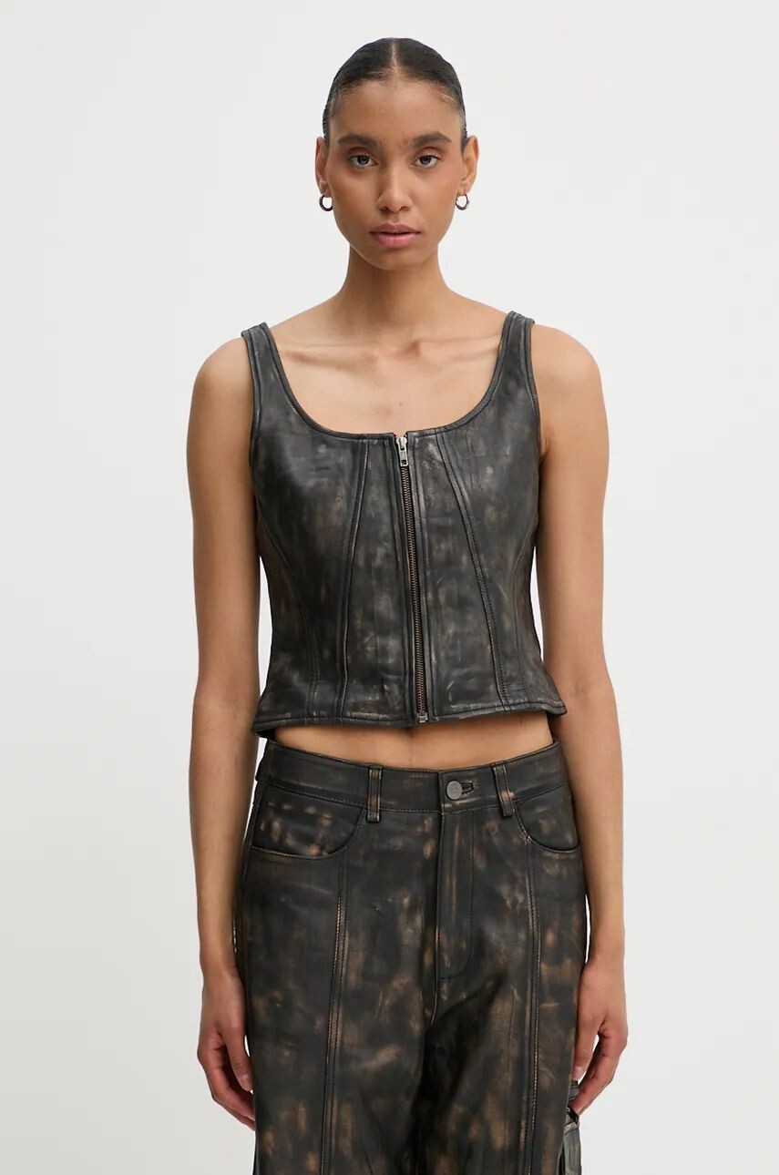 Кожаная блузка Gestuz, черный
Кожаная блузка Gestuz, черный