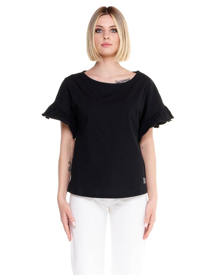 LEONE 1947 APPAREL Женская блестящая футболка с коротким рукавом
LEONE 1947 APPAREL Женская блестящая футболка с коротким рукавом