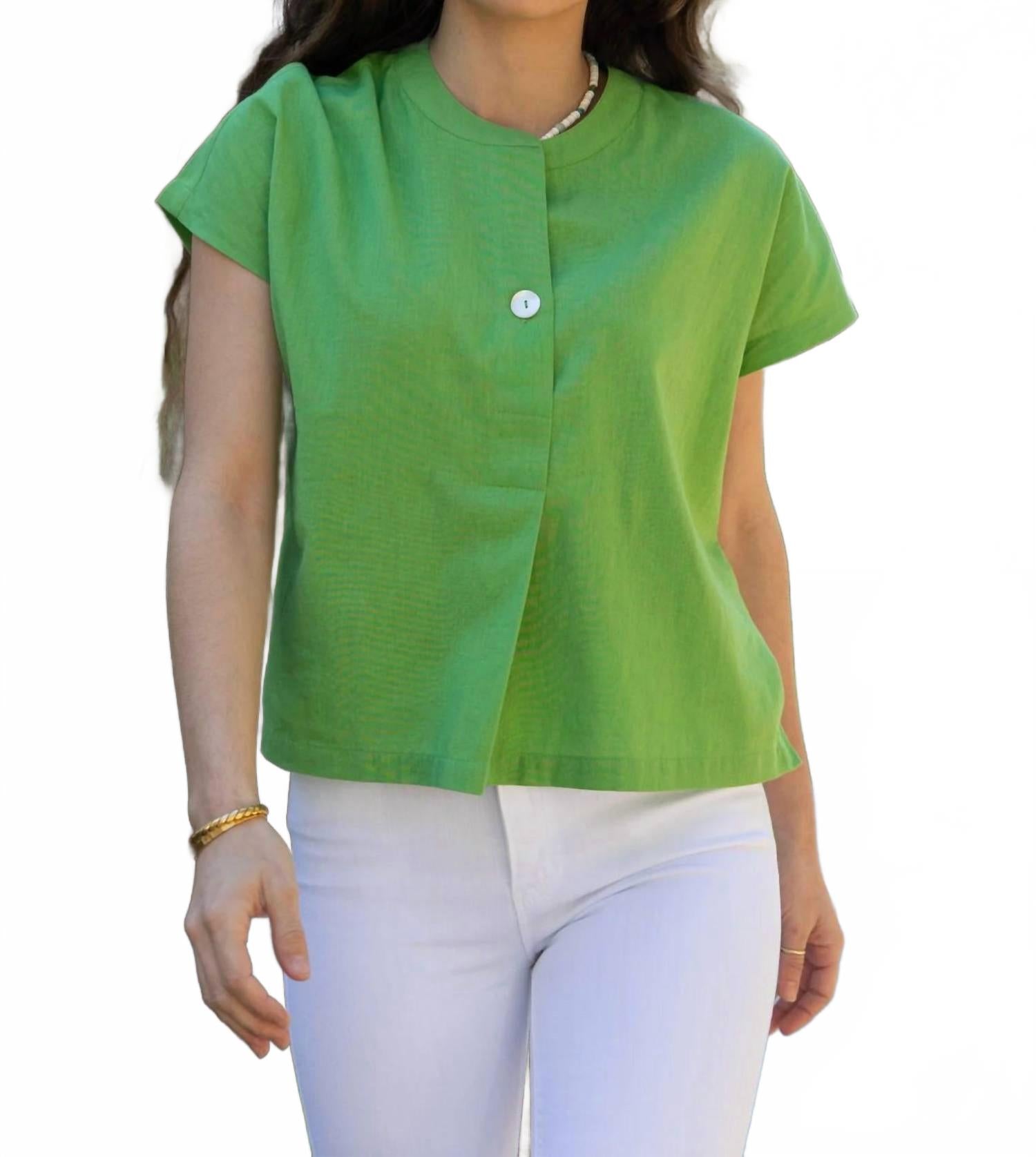 Блузка Anna в лугово-зеленом цвете Ex-Voto
Блузка Anna в лугово-зеленом цвете Ex-Voto