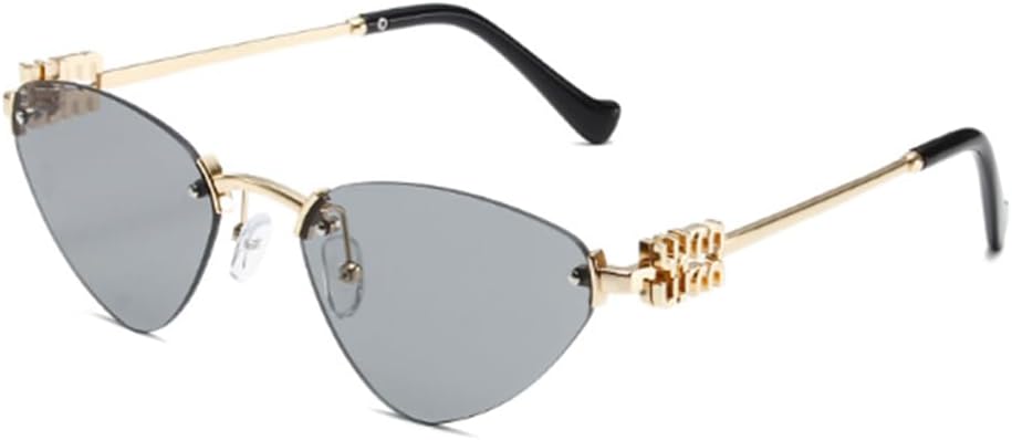 Треугольные солнцезащитные очки с защитой от УФ-излучения для мужчин и женщин, очки для уличной фотографии в маленькой оправе Weloveushop, Gold Frame Light Gray Flakes
Треугольные солнцезащитные очки с защитой от УФ-излучения для мужчин и женщин, очки для уличной фотографии в маленькой оправе Weloveushop, Gold Frame Light Gray Flakes