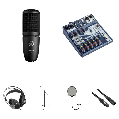 Стартовый Набор для записи Конденсаторного Микрофона AKG P120 с Микшером Notepad-8FX
Стартовый Набор для записи Конденсаторного Микрофона AKG P120 с Микшером Notepad-8FX