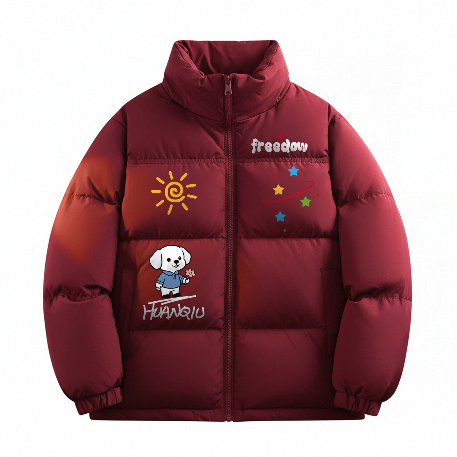 Пуховик Unisex с воротником стойкой утепленный HUANQIU, burgundy
Пуховик Unisex с воротником стойкой утепленный HUANQIU, burgundy