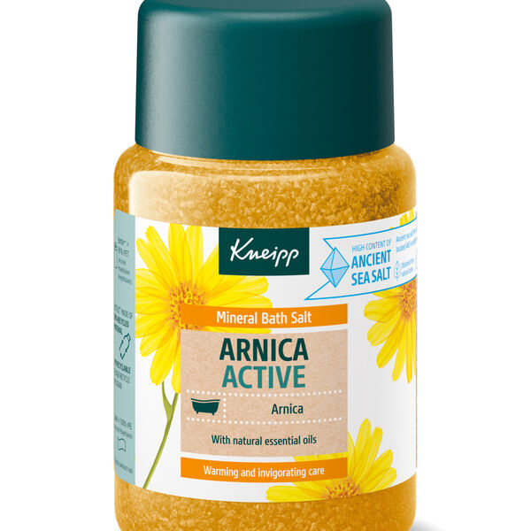Кристаллы минеральной соли для ванн, 500 г Kneipp Arnica active
Кристаллы минеральной соли для ванн, 500 г Kneipp Arnica active