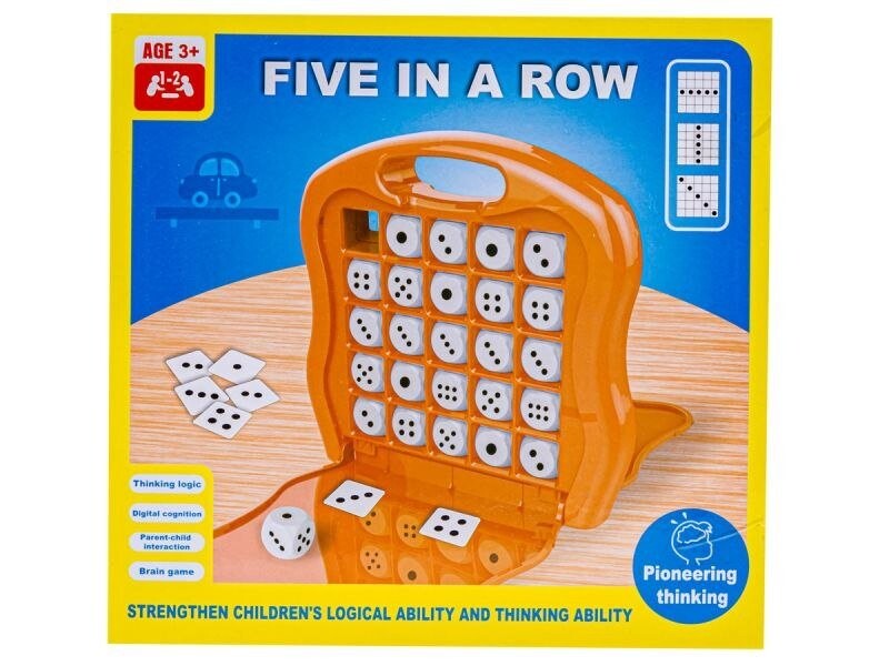 Игра-головоломка «Пять в ряд» RAMIZ
Игра-головоломка «Пять в ряд» RAMIZ