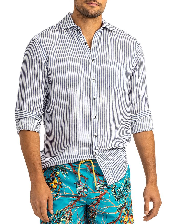 Чарльз Рубашка в Полоску с Длинным Рукавом Rodd & Gunn, синий
Чарльз Рубашка в Полоску с Длинным Рукавом Rodd & Gunn, синий