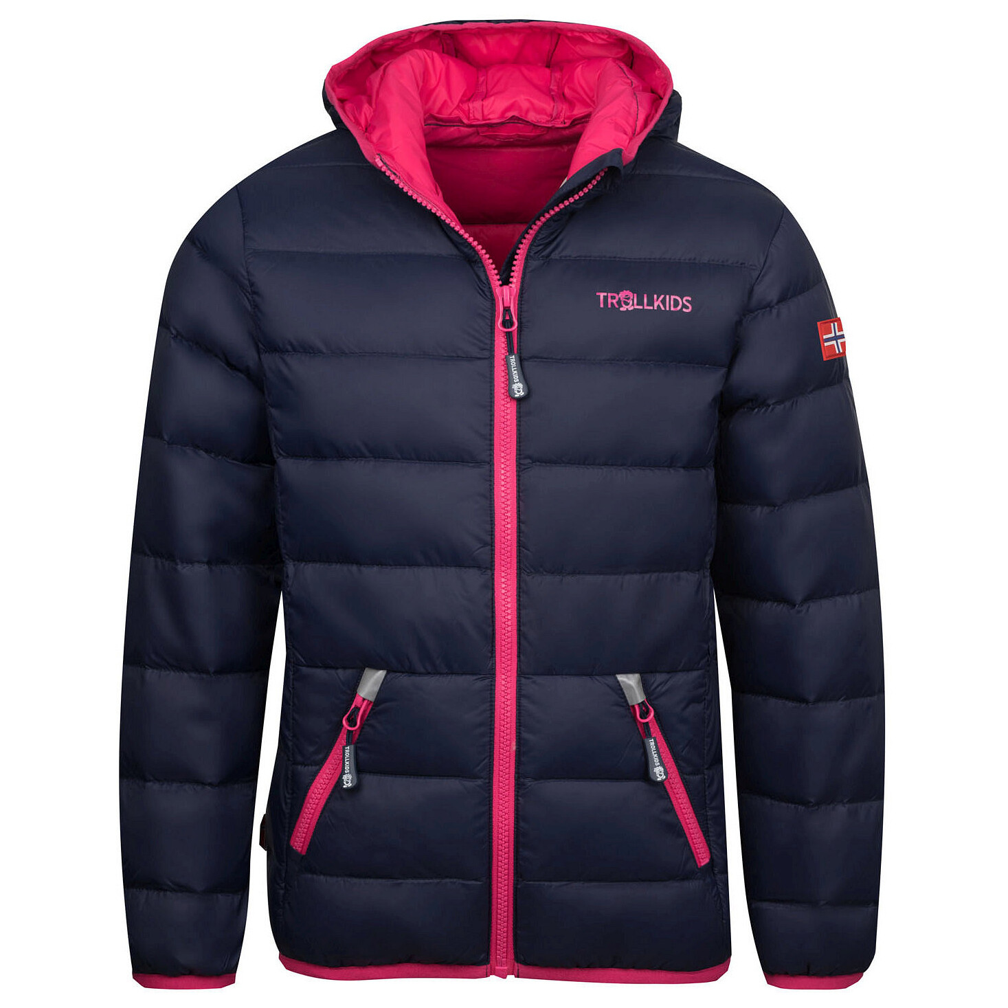Пуховик Trollkids Kid's Dovrefjell, цвет Navy/Magenta 
Пуховик Trollkids Kid's Dovrefjell, цвет Navy/Magenta