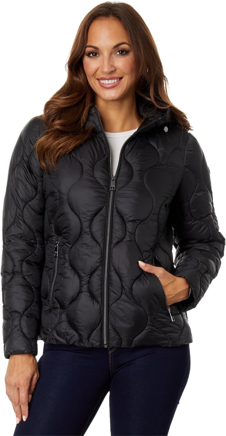 Куртка Swirl Packable Quilt M426052C67 MICHAEL Michael Kors, черный 
Куртка Swirl Packable Quilt M426052C67 MICHAEL Michael Kors, черный