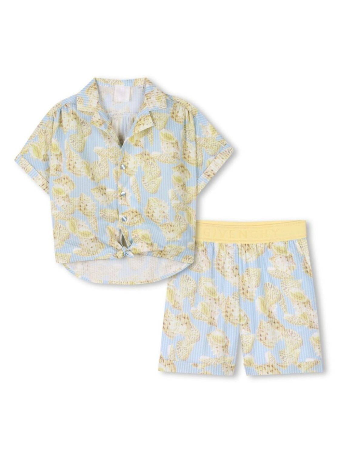 Givenchy Kids комплект из рубашка и шортов с принтом, синий
Givenchy Kids комплект из рубашка и шортов с принтом, синий