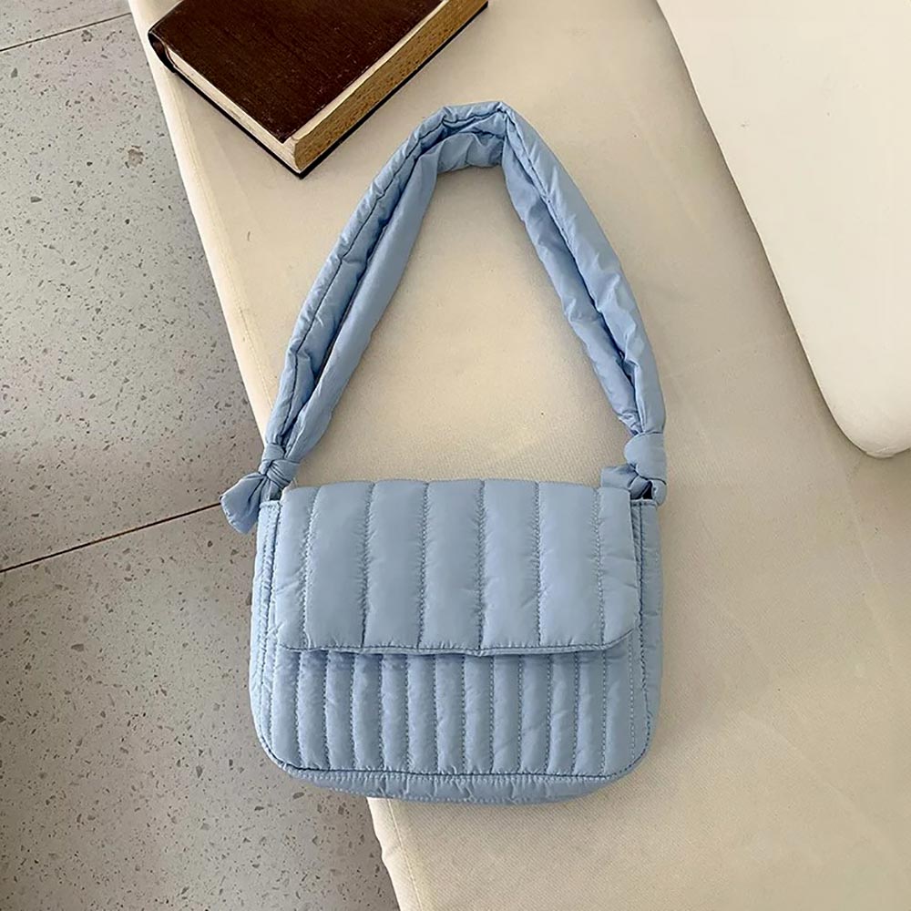 Стеганая утепленная сумка через плечо FASHNZFAB, синий
Стеганая утепленная сумка через плечо FASHNZFAB, синий