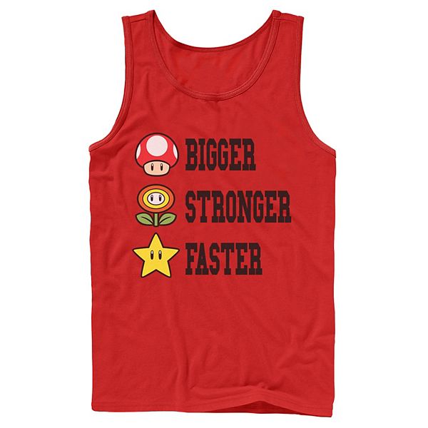 Мужская майка с символами игры Nintendo Super Mario Bigger Faster Stronger Licensed Character
Мужская майка с символами игры Nintendo Super Mario Bigger Faster Stronger Licensed Character