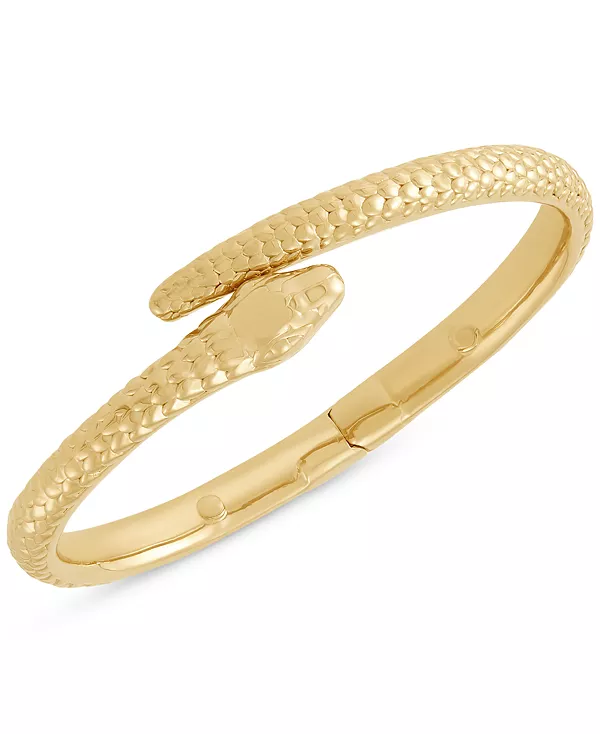 Браслет-Змея с полированным плетением из стерлингового серебра с 18-каратным золотом Macy'S, gold
Браслет-Змея с полированным плетением из стерлингового серебра с 18-каратным золотом Macy'S, gold