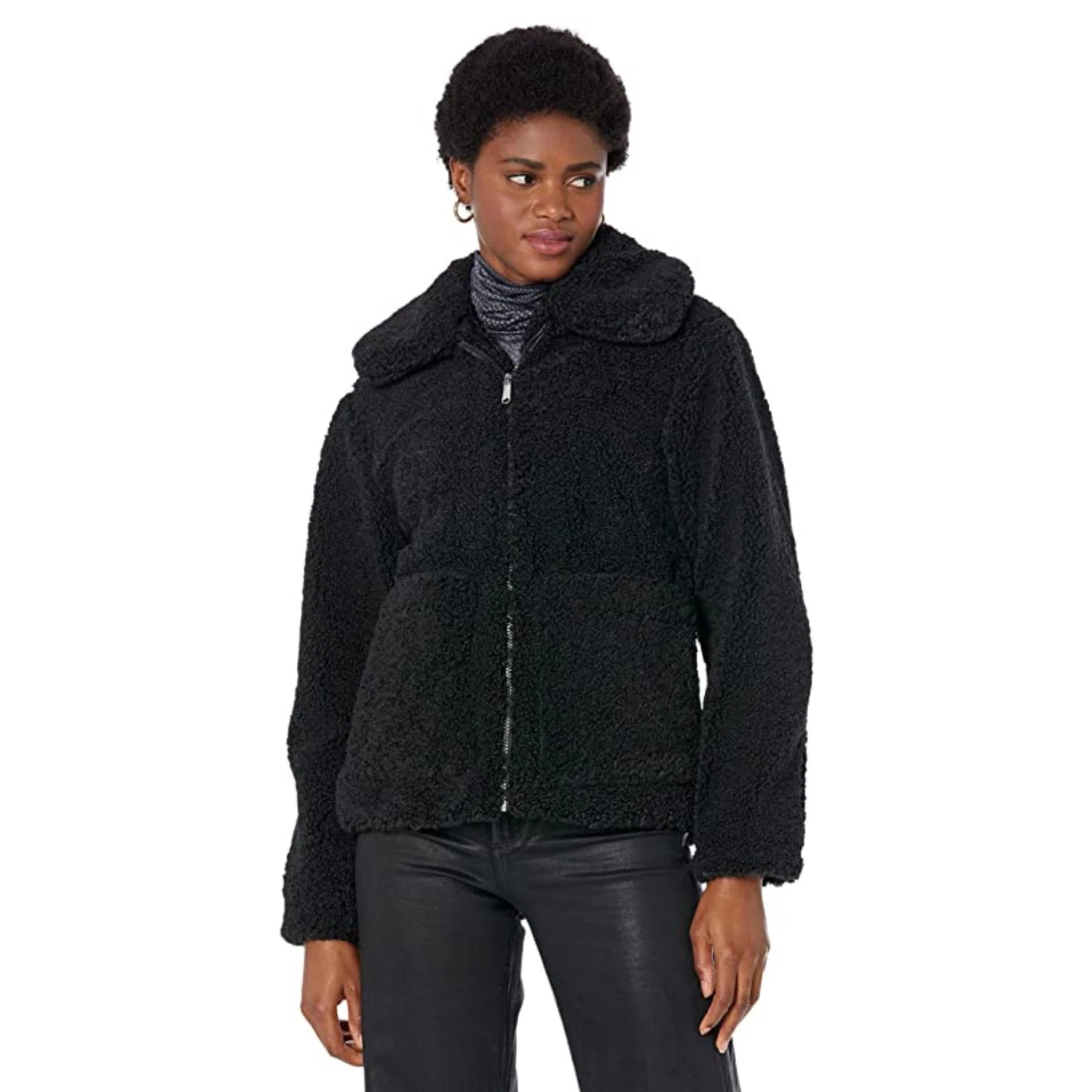 Женское черное флисовое пальто-тедди Sam Edelman с накладными карманами и длинным рукавом GBO574 Sam Edelman, черный
Женское черное флисовое пальто-тедди Sam Edelman с накладными карманами и длинным рукавом GBO574 Sam Edelman, черный