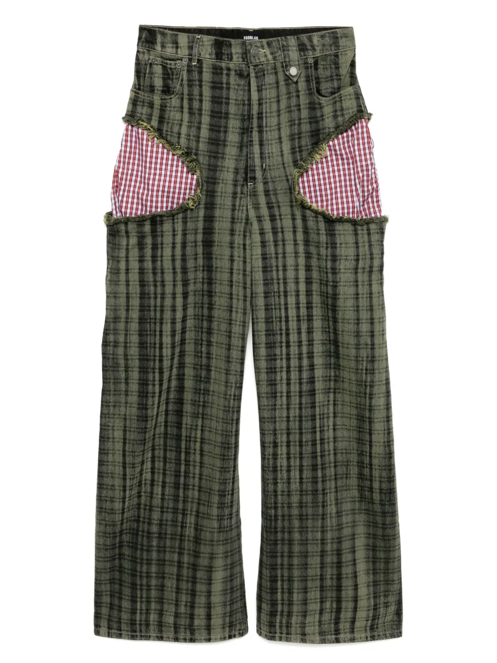 Джинсы с эффектом потертости EGONlab., зеленый
Джинсы с эффектом потертости EGONlab., зеленый