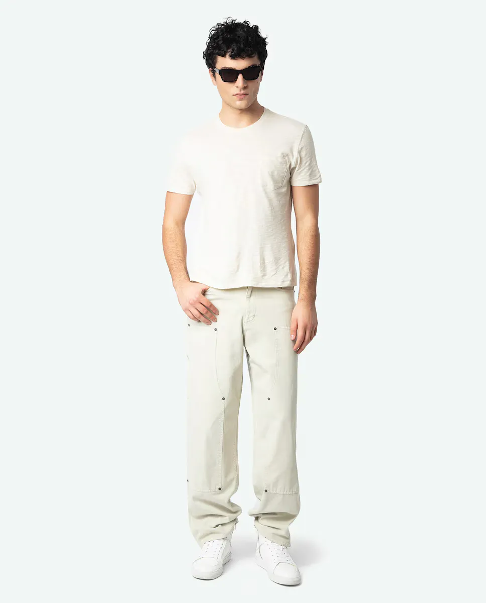 Stockholm Flamme мужская футболка из хлопка с короткими рукавами Zadig & Voltaire, бежевый
Stockholm Flamme мужская футболка из хлопка с короткими рукавами Zadig & Voltaire, бежевый