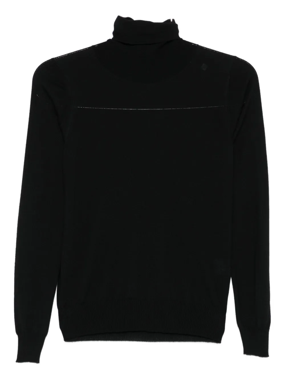 Шерстяной свитер с водолазкой Drumohr, черный
Шерстяной свитер с водолазкой Drumohr, черный