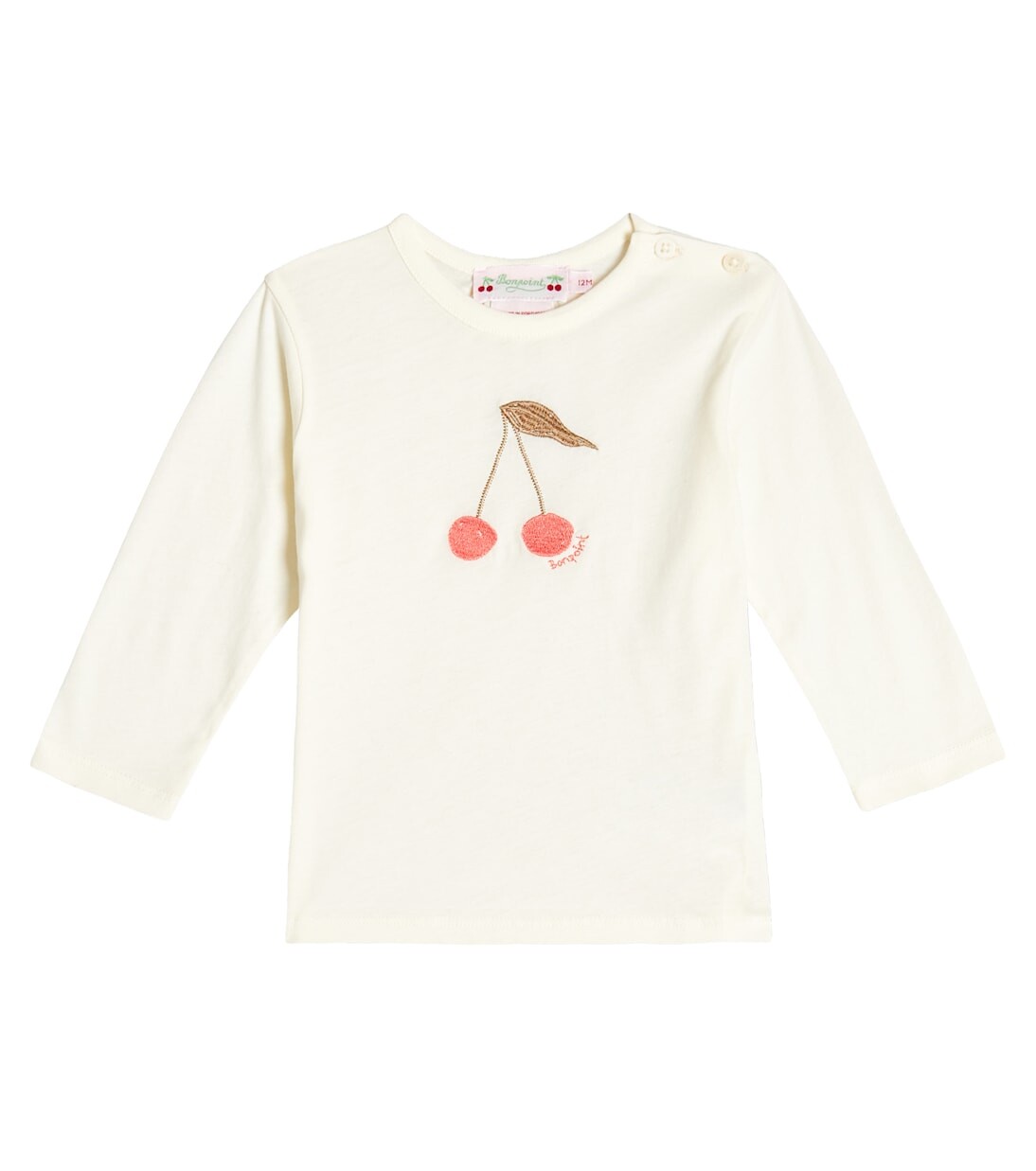 Хлопковая футболка с вышивкой baby tahsina Bonpoint, белый
Хлопковая футболка с вышивкой baby tahsina Bonpoint, белый