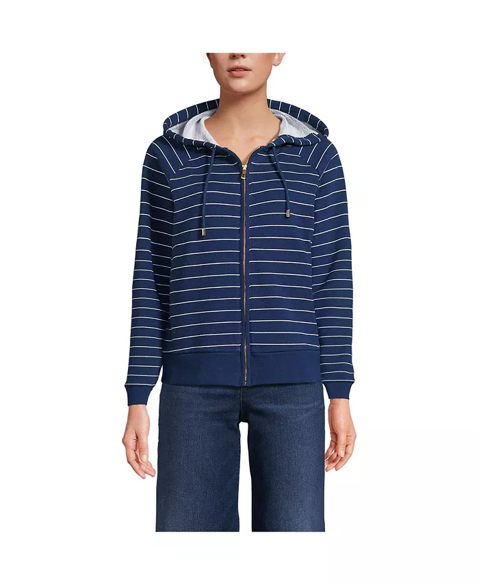 Женская серьезная толстовка с капюшоном и молнией, свободный крой, с длинным рукавом Lands' End, синий
Женская серьезная толстовка с капюшоном и молнией, свободный крой, с длинным рукавом Lands' End, синий