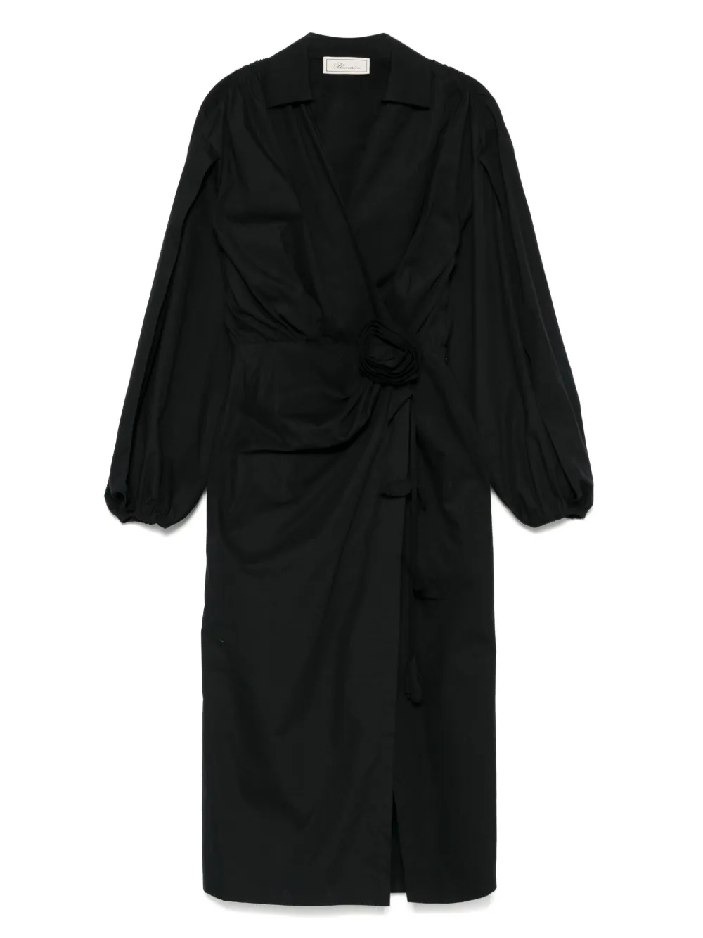 Платье миди с цветочной аппликацией BLUMARINE, черный
Платье миди с цветочной аппликацией BLUMARINE, черный