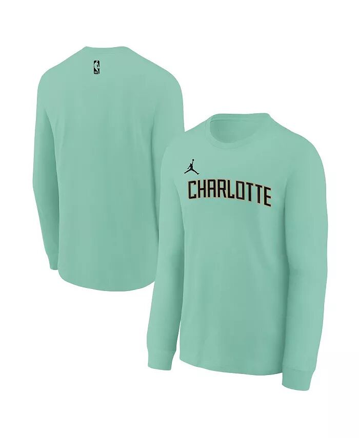 Футболка с длинным рукавом с надписью Big Boys and Girls Mint Charlotte Hornets 2024/25 City Edition Jordan
Футболка с длинным рукавом с надписью Big Boys and Girls Mint Charlotte Hornets 2024/25 City Edition Jordan