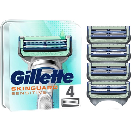 Лезвия для бритвы Gillette SkinGuard для мужчин с алоэ вера — для чувствительной кожи — упаковка из 4 шт Procter Gamble
Лезвия для бритвы Gillette SkinGuard для мужчин с алоэ вера — для чувствительной кожи — упаковка из 4 шт Procter Gamble