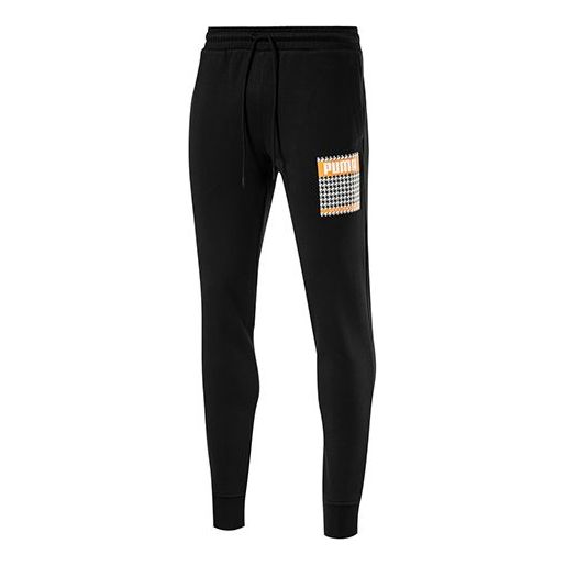 Брюки trend sweatpants 'black white yellow' Puma, черный 
Брюки trend sweatpants 'black white yellow' Puma, черный