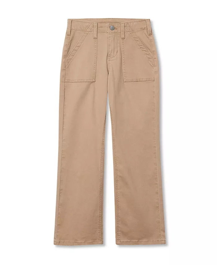 Тканые брюки-карго для девочек с карманами Lands' End, коричневый/бежевый
Тканые брюки-карго для девочек с карманами Lands' End, коричневый/бежевый