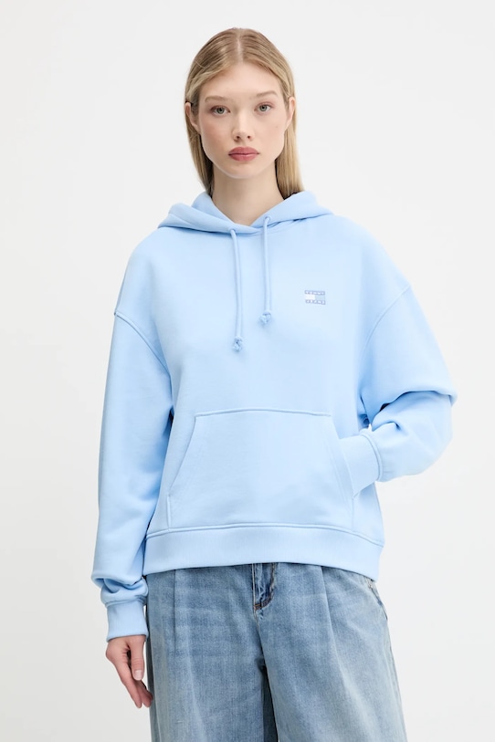 Хлопковая толстовка Tommy Jeans, синий 
Хлопковая толстовка Tommy Jeans, синий