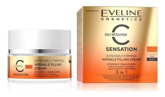 Витамин Интенсивно укрепляющий крем, заполняющий морщины 50+ 50мл Eveline Cosmetics C Sensation Bio
Витамин Интенсивно укрепляющий крем, заполняющий морщины 50+ 50мл Eveline Cosmetics C Sensation Bio