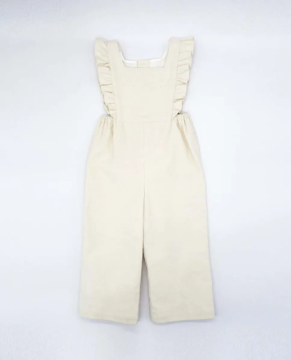 Вельветовый комбинезон для девочки с рюшами Fina Ejerique, цвет Crudo
Вельветовый комбинезон для девочки с рюшами Fina Ejerique, цвет Crudo