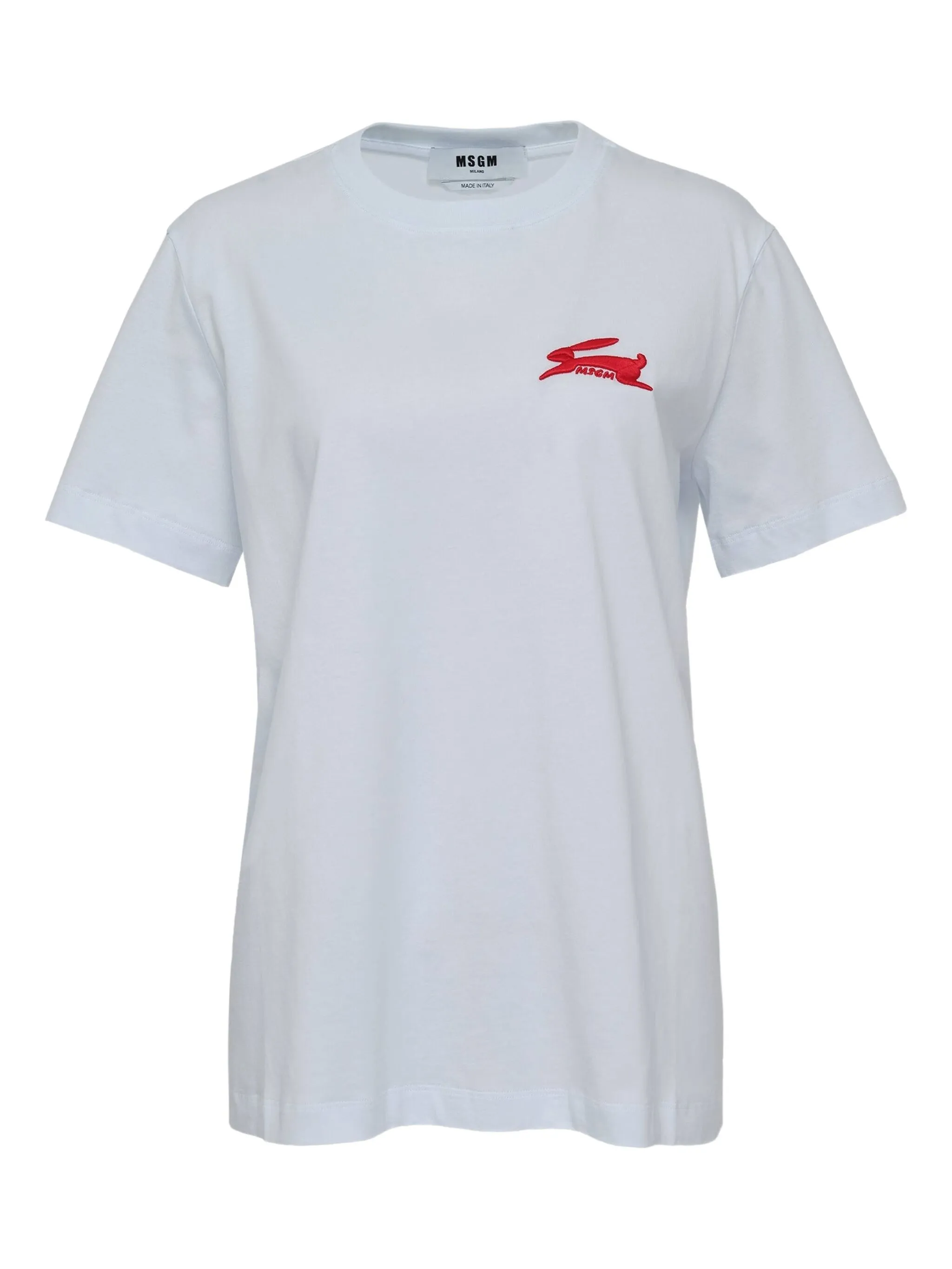 Футболка с декорированным логотипом Msgm, белый
Футболка с декорированным логотипом Msgm, белый